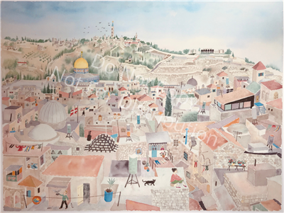 Jerusalem The City Of Gold by William Kendrick