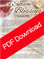 A Season of Blessing: 5 Promises of Passover Blessing - Joshua Mills (Digital PDF Download)