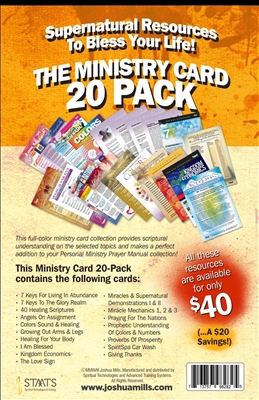The Ministry Card Collection: 20 Pack (Volume One) - Joshua Mills