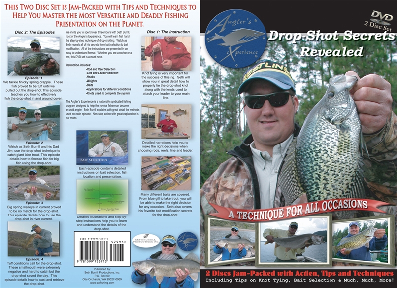 Angler's Xperience Drop-Shot Secrets Revealed DVD