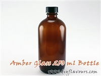 250 ml amber glass bottle