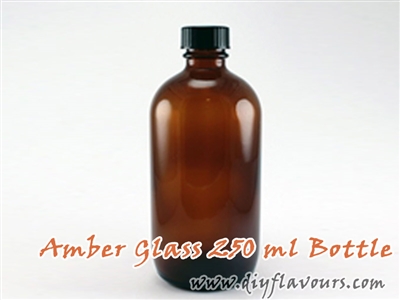 250 ml amber glass bottle