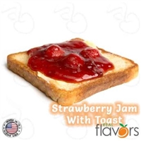Strawberry Jam Toast by Real Flavors