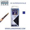 Private Reserve DC Supershow Blue 12 Pack Cartridge Fountain Pen Ink C23 - Lanier Pens