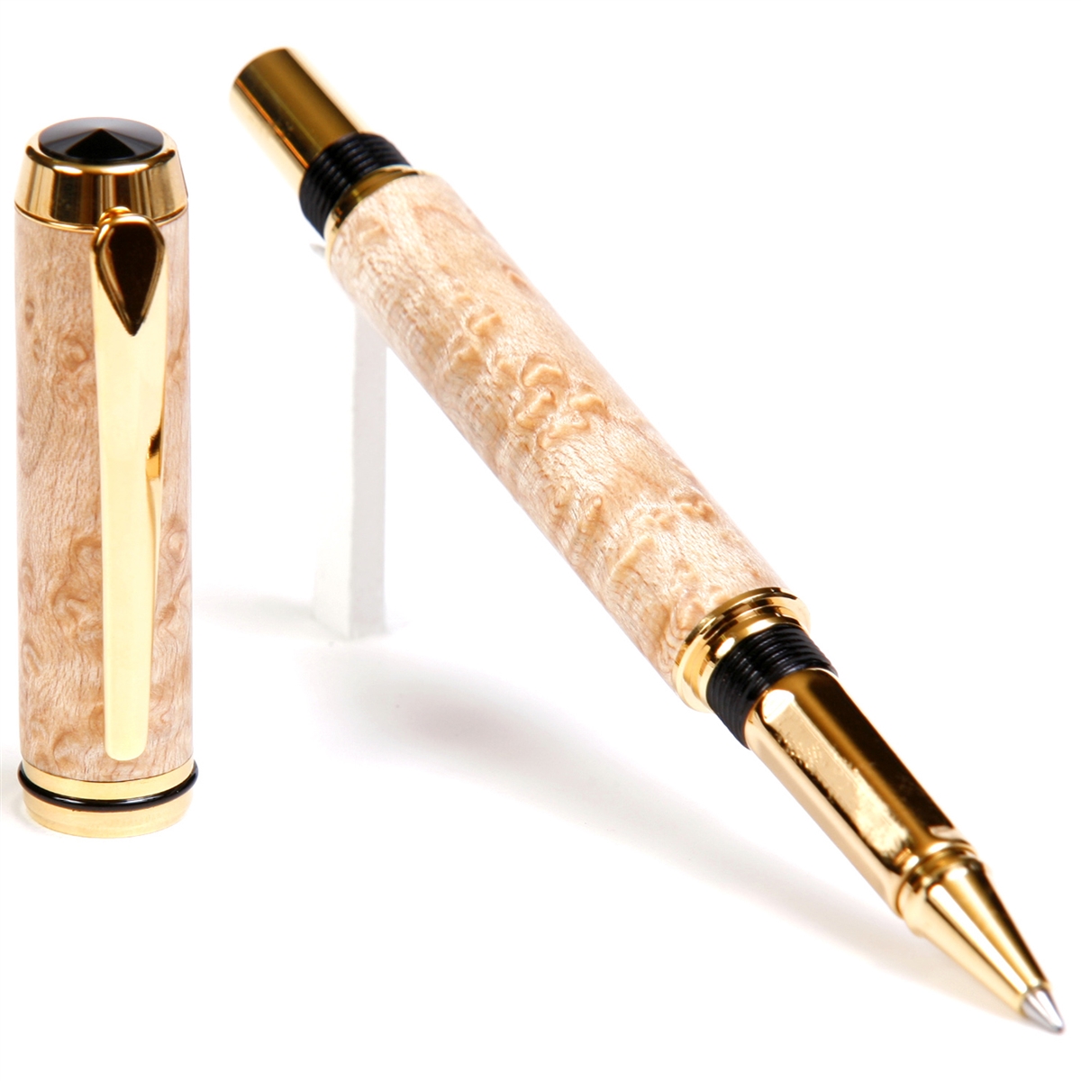 Baron Rollerball Pen - Birds Eye Maple