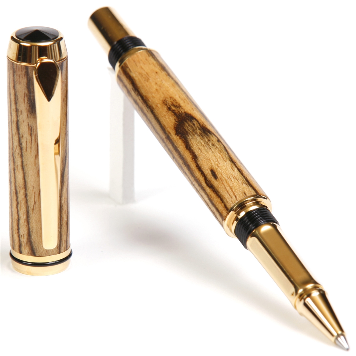 Baron Rollerball Pen - Zebrawood