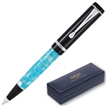 Conklin Duragraph Ballpoint Pen - Turquoise Nights (CK45345) By Lanier Pens