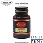 Conklin Bright Red Ink Bottle 60ml by Lanier Pens, lanierpens, lanierpens.com, wndpens, WOOD N DREAMS, Pensbylanier