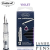 12 Pack Conklin Ink Cartridges - Violet By Lanier Pens
