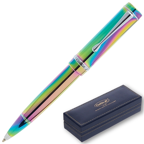 Conklin Duragraph Ballpoint Pen - Rainbow (Special Edition PVD) CK71915 By Lanier Pens