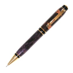 Cigar Twist Pencil - Purple Maple Burl