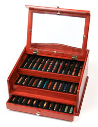 Rosewood Display - 36 Pens