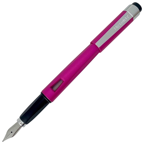 Diplomat Magnum Fountain Pen - Hot Pink by Lanier Pens