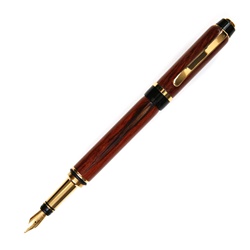 Cigar Fountain Pen - Burmese Rosewood