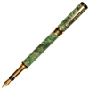 Classic Elite Fountain Pen - Green Maple Burl