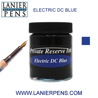 Private Reserve Electric DC Blue Fountain Pen Ink Bottle 37-eb - Lanier Pens