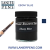 Private Reserve Ebony Blue Fountain Pen Ink Bottle 39-be - Lanier Pens