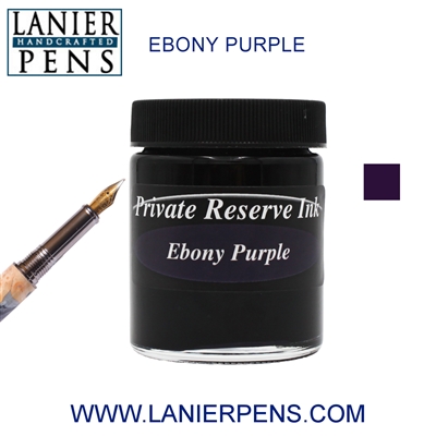 Private Reserve Ebony Purple Fountain Pen Ink Bottle 38-pe - Lanier Pens