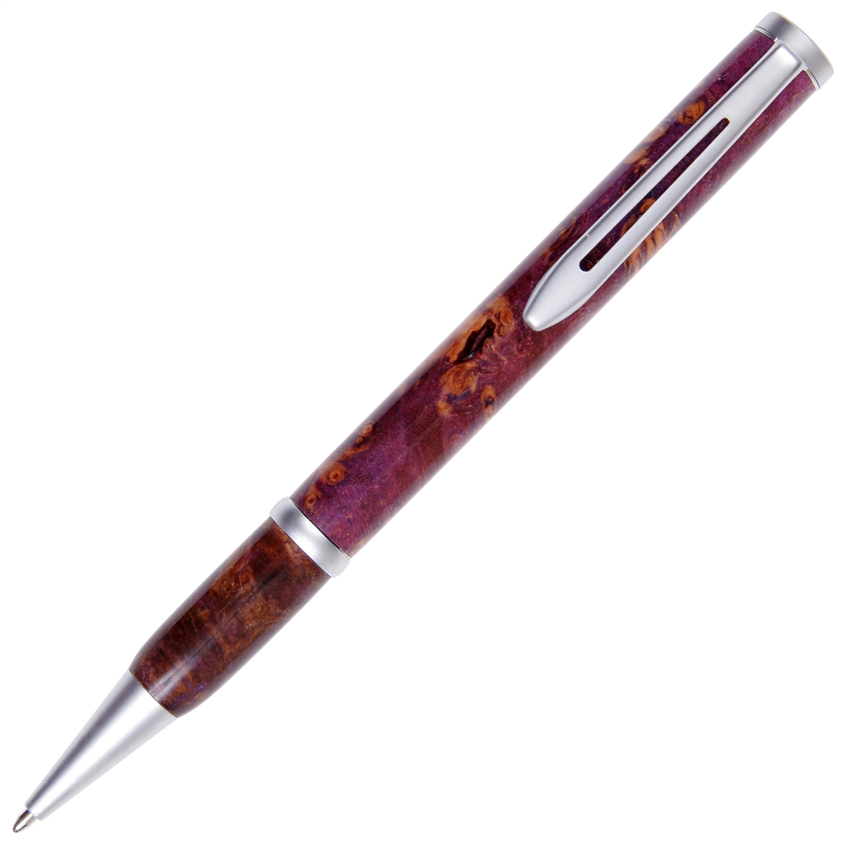 Longwood Twist Pen - Purple Maple Burl