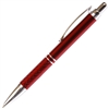 A201 Series Promotional Click Activated Ball Point Pen with a Red aluminum body - Lanier Pens