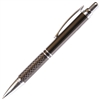 A206 Series Promotional Click Activated Ball Point Pen with a Gun Metal aluminum body - Lanier Pens