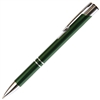 B203 Series Promotional Click Activated Ball Point Pen with a Green aluminum body - Lanier Pens