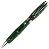 Green & Black Marbleized Gloss Body Ballpoint Pen by Lanier Pens