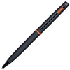 4G Ball Pen - Matt Black with Orange Accents