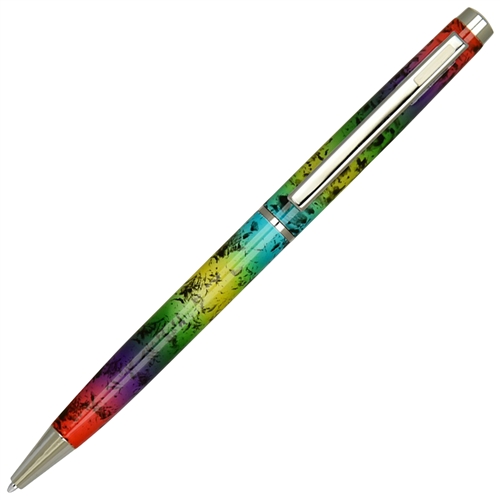 4G Ball Pen - Rainbow with White Accents