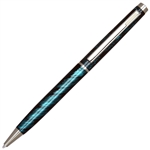 4G Ball Pen - Turquoise with White Accents