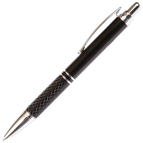 A200 Series Promotional Click Activated Pencil with a Black aluminum body - Lanier Pens