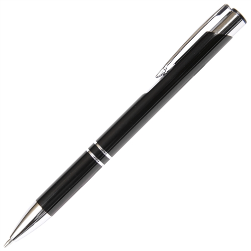 B200 Series Promotional Click Pencil with a Black aluminum body - Lanier Pens
