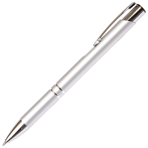 B204 Series Promotional Click Pencil with a Silver aluminum body - Lanier Pens