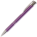 B209 Series Promotional Click Pencil with a Purple aluminum body - Lanier Pens