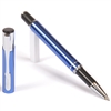 B202 Series Promotional Blue Rollerball Point Pen with a aluminum body - Lanier Pens