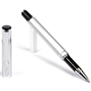 B204 Series Promotional Silver Rollerball Point Pen with a aluminum body - Lanier Pens