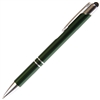 B203 Series Promotional Click Activated Ball Point Pen and Stylus with a Green aluminum body - Lanier Pens