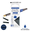 Monteverde G305HB Ink Cartridges Clear Case Gemstone Horizon Blue- Pack of 12 / Monteverde G305HB Horizon Blue Ink Cartridges Pack of 12