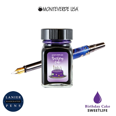 Monteverde G309BC 30 ml Sweet Life Fountain Pen Ink Bottle- Birthday Cake / Monteverde G309BC Birthday Cake Ink Bottle