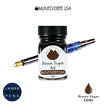 Monteverde G309BS 30 ml Core Fountain Pen Ink Bottle- Brown Sugar