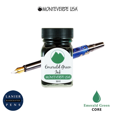 Monteverde G309EG 30 ml Core Fountain Pen Ink Bottle- Emerald Green