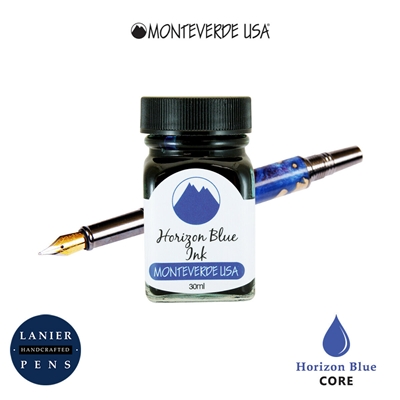 Monteverde G309HB 30 ml Core Fountain Pen Ink Bottle- Horizon Blue