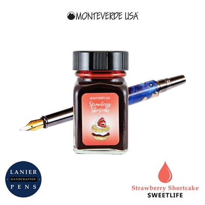 Monteverde G309SS 30 ml Sweet Life Fountain Pen Ink Bottle- Strawberry Shortcake / Monteverde G309SS Strawberry Shortcake Ink Bottle
