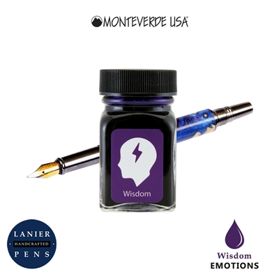 Monteverde G309WP 30 ml Emotions Fountain Pen Ink Bottle- Wisdom Purple