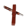 Brown Single Leather Pen Box by Lanier Pens, lanierpens, lanierpens.com, wndpens, WOOD N DREAMS, Pensbylanier