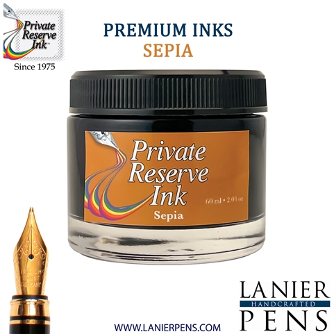 Private Reserve Ink Bottle 60ml - Sepia (PR17033)