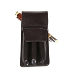 Black Triple Leather Pen Holder by Lanier Pens, lanierpens, lanierpens.com, wndpens, WOOD N DREAMS, Pensbylanier