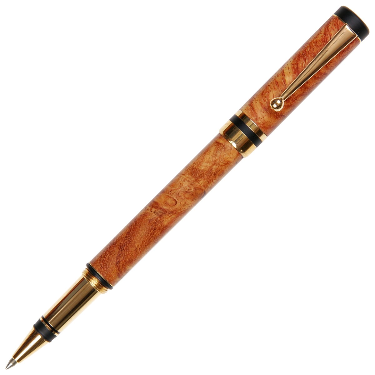 Classic Elite Rollerball Pen - Afzilia Snakeskin