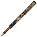 Classic Elite Rollerball Pen - Blue Maple Burl