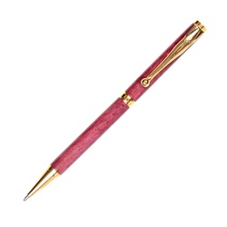 Slimline Twist Pen - Red Maple Burl